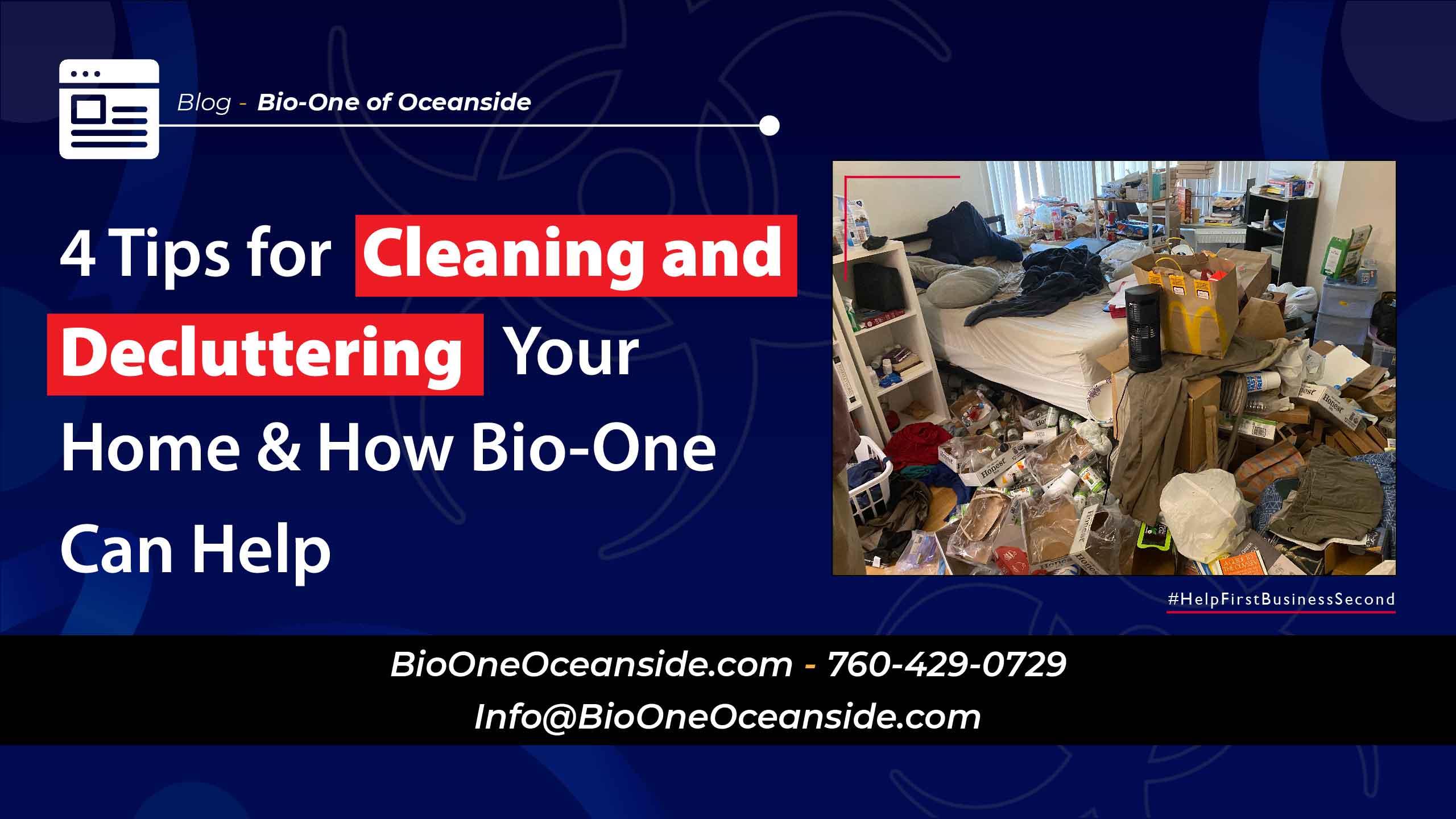 4 Tips for Cleaning and Decluttering Your Home & How Bio-One Can Help