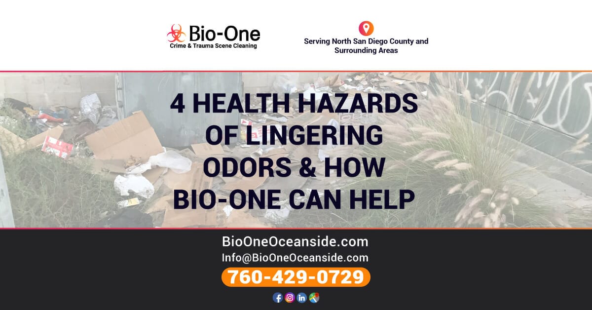 4 Health Hazards of Lingering Odors & How Bio-One Can Help