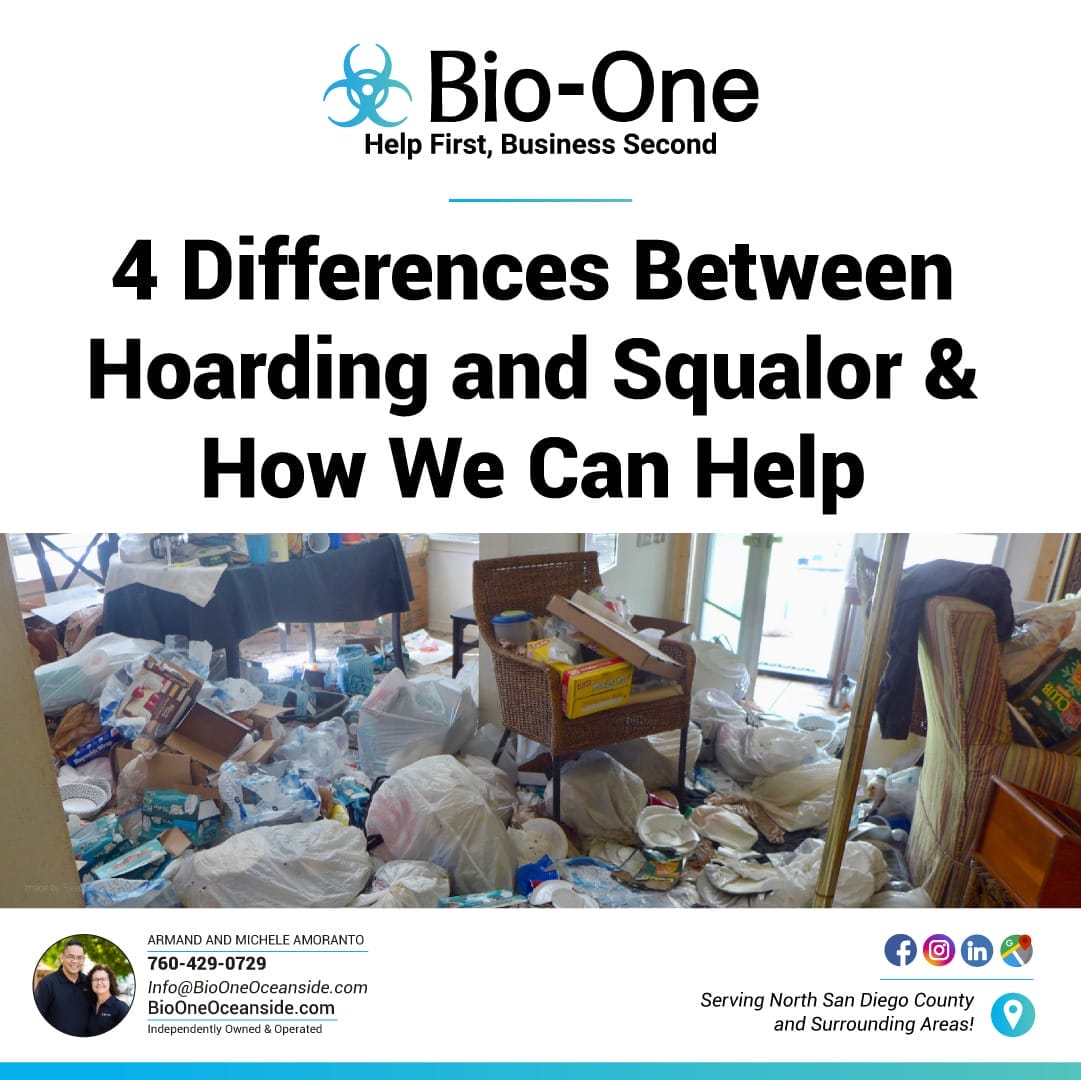 4 Differences Between Hoarding and Squalor & How We Can Help - Bio-One of Oceanside