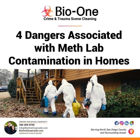 4 Dangers Associated with Meth Lab Contamination in Homes - Bio-One of Oceanside