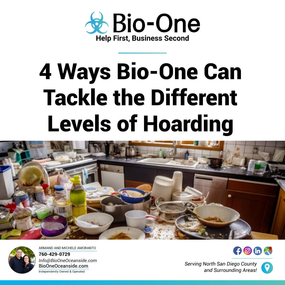 4 Ways Bio-One Can Tackle the Different Levels of Hoarding - Bio-One of Oceanside